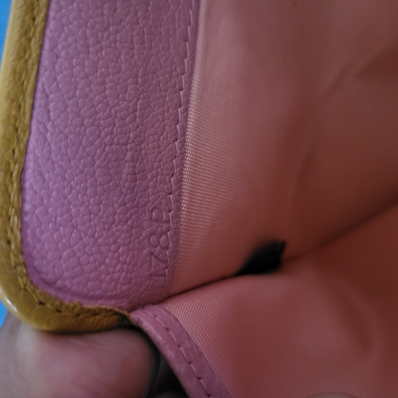 Miu Miu Two-tone Madras Bow Wallet - Picture 9 of 12